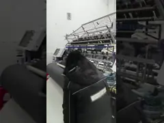 Компьютеризированная ковриковая машина Диванная крышка Ткань ковриковая video