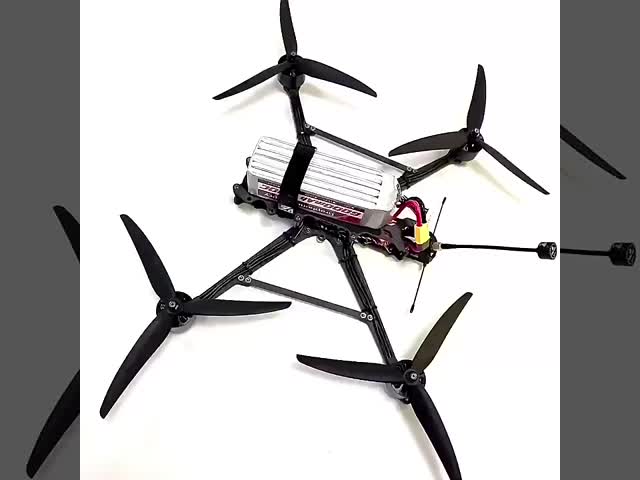 5.8GHz Quad Blade Drone 7 Inch Drone With Camera 480p 1200TVL FPV Drone