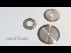 Круговые режущие ножи из карбида вольфрама для пищевой обработки video