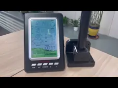 Профессиональная небольшая беспроводная метеорологическая станция 5 в 1 video