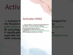 Eco Friendly Promoter Reagents Flexible Activating Reagent HH01 Flotation Process