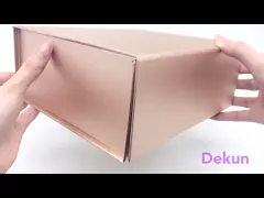 CMYK Printed Corrugated Cardboard Cardboard Keepsake Giftbox Cosmetic Packaging