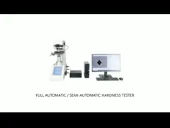 Astm E92 AC220V Vickers Hardness Machine 8 Inch Screen video