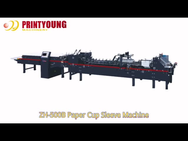 ZH-500B Máquina de Fabricação Automática de Copas de Papel de Alimentação