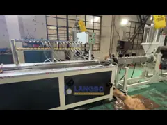 55/110 22KW Línea de producción de perfiles de PVC Máquina extrusora de doble tornillo