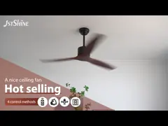 3 Solid Wooden Blades Dc Motor Ceiling Fan With Remote Control video