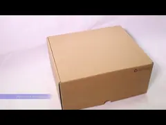 Перерабатываемая на заказ Красочная складная бумажная доска Kraft Mail Box с вашим логотипом идеально video