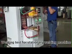 125 кВА Пневматическая промышленная сварочная машина ISO с микрокомпьютерным управлением video