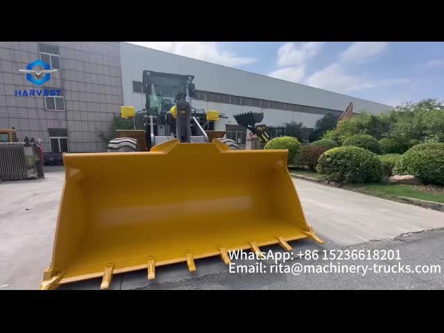 6 Ton Front Wheel Loader LW600KN 178kw With Shanghai Engine For Jamaica