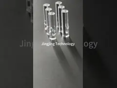 Выпуклые цилиндрические синтетические сапфировые стержни 60/40 оптический стеклянный стержень video