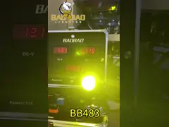 High Brightness Blakc casing Single Lens Motorcycle Projector LED Light