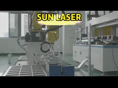 Литийная батарея лазерная сварочная машина используется в солнечной фотоэнергии новой энергии video