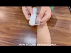 Газус Medical 100% Cotton Dressing Газус и повязка ISO одобренные стерильные video
