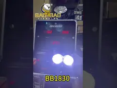 Casque en fibre de carbone Blanc Jaune Flash Aluminium LED Points lumineux de moto