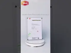 Acrylic Photo Frame with Stand Countertop Lucite A5 Picture Display