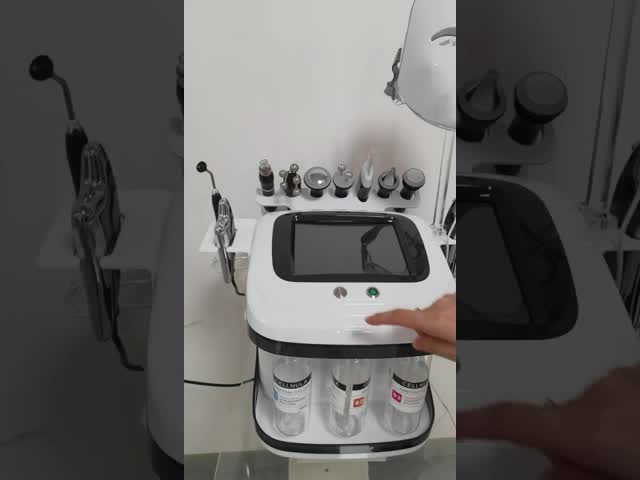 11 in 1 多機能のハイドラ皮膚磨き顔洗浄機 ブラックパール 洗顔用 皮膚ケア装置