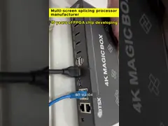 4K60 PIP 멀티 디스플레이 컨트롤러 불규칙 스플라이싱 LED LCD 비디오 벽 컨트롤러