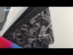 Forged Carbon Silver Paint Protection Film 8mil Rock Chip Protection Film video