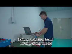 Тестер разрядки батареи лития 16 строк Antiwear для защитной плиты video