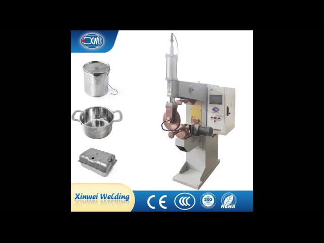 Air Pressure Vertical Circular Seam Welding Machine Longitudinal Seam Welder video