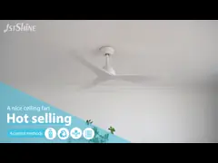 52 дюймовый низкошумный дисковый двигатель пластиковый белый потолочный вентилятор без света video