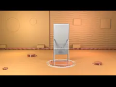 Ядр LCD Octa рекламируя AC 110V экрана объявления дисплея 3mm стеклянный цифров video