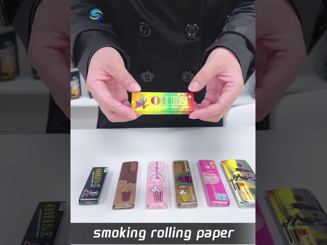 フィルター先付きの煙草用ピンクスリムローリング紙