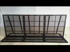 1.2М Алюминиевые баррикады для контроля толпы Черный Серебряный Можо Забор для контроля толпы video