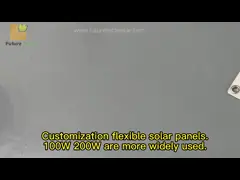 Черный ETFE 100 Вт Гибкая монокристаллическая солнечная панель Солнечная батарея для яхт, кемперов, RV, 4WD video