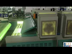 Efisien Cepat hemat energi Dua Lampu Mesin UV Curing Untuk UV Coat Borad Sheet