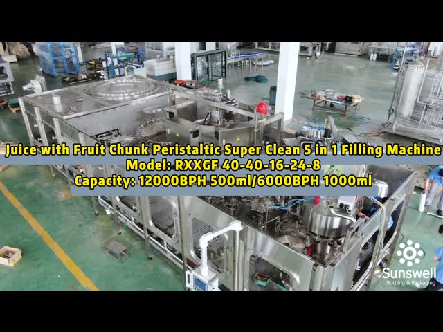 Fully Automatic Juice Filling Machine 300ML Beverage Hot High Productivity