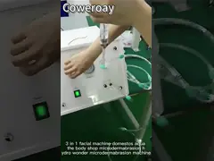 Stainless Steel Hydrafacial Beauty Machine 150W Diamond Microdermabrasion Facial Machine video