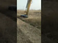 5〜10トンの掘削機の雑草を刈るための単スペンドル掘削機