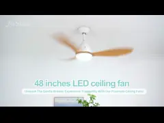 Decorative Ceiling Fan With LED Light Living Room Quiet Dc Motor