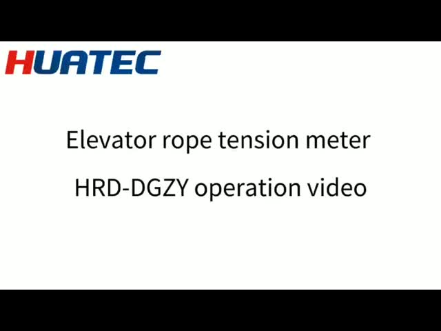 6-16mm Various Rope Diameter Elevator Rope Tension Meter HRD-DGZY