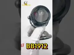 Feuille unique Blanc Jaune Rouge Flash Aluminium Motocycle Externe projecteur LED