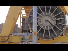 Высокоскоростной барабанный кабель с высокой устойчивостью к абразии полиуретановый кабель для электрического привода с скоростью до 200 м/мин video