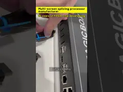 비트비스스 8K60 PIP 엣지 효과 포인트에서 포인트 불규칙 스플라이싱 LCD LED 비디오 프로세서