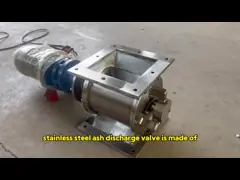 Motor Rotary Valve Electric Impeller Feeder debu Pengurangan Pengurangan Airlock Rotary Valve