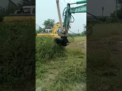 Excavator lawn mower hydraulic lawn mower Grass Trimmers brush cutter  crown Tree and shrubs  attachment KOBELCO