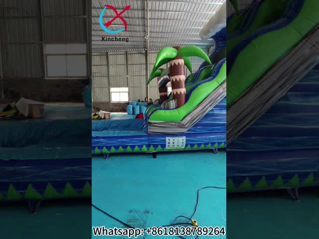 工場 商用 夏用 充電式 水スライド 充電式 スライド 城
