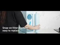 Сильный щелочный 800GPD Boost Water RO очиститель воды с PPC RO CTO фильтром video