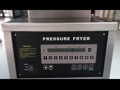 Вычислительная панель Электрическая 4HD 13,5KW Фритюрная машина для поджаривания video