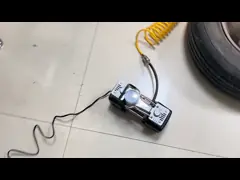 Double Cylinder Portable Air Compressor With Handle And Plastic Box