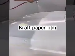 Moisture Proof Pre Taped LLDPE Masking Film For Carton Packing  Pre Taped Masking Film