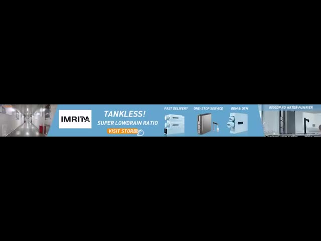 Система очистки воды с обратным осмосом Коммерческий очиститель RO с углеродным фильтром, богатым стронцием видео