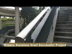 1500mm SS прокладывая рельсы поручень 1.2mm 1.5mm SS 201 лестницы зеркало 304 316 отполированное для домашнего украшения балкона video