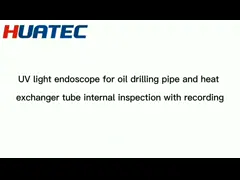 Ультрафиолетовый световой эндоскоп для нефтедобывающей трубы и теплообменника video