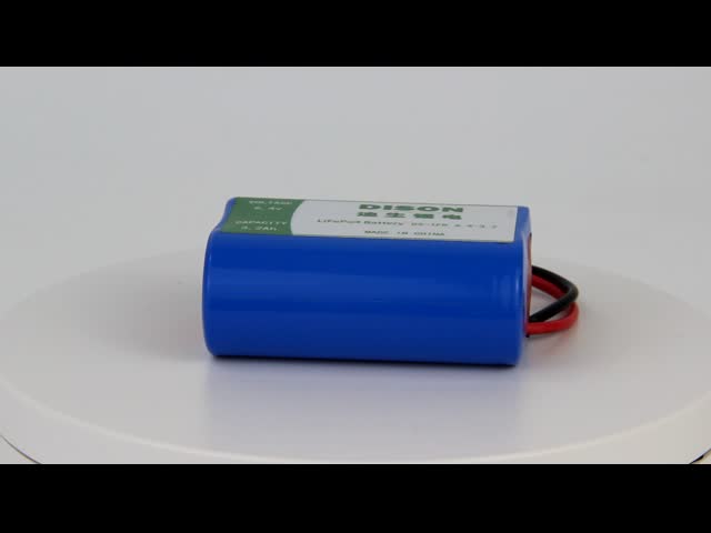 LFP26650 6.4v 3.2Ah LiFePo4 Литий-ионный аккумулятор для аварийного освещения видео