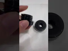 Поп Jar Вакуумный герметичный хранилище Jar 4 мл Черный Pop Glass круглые контейнеры Концентрировать банки с крышками video